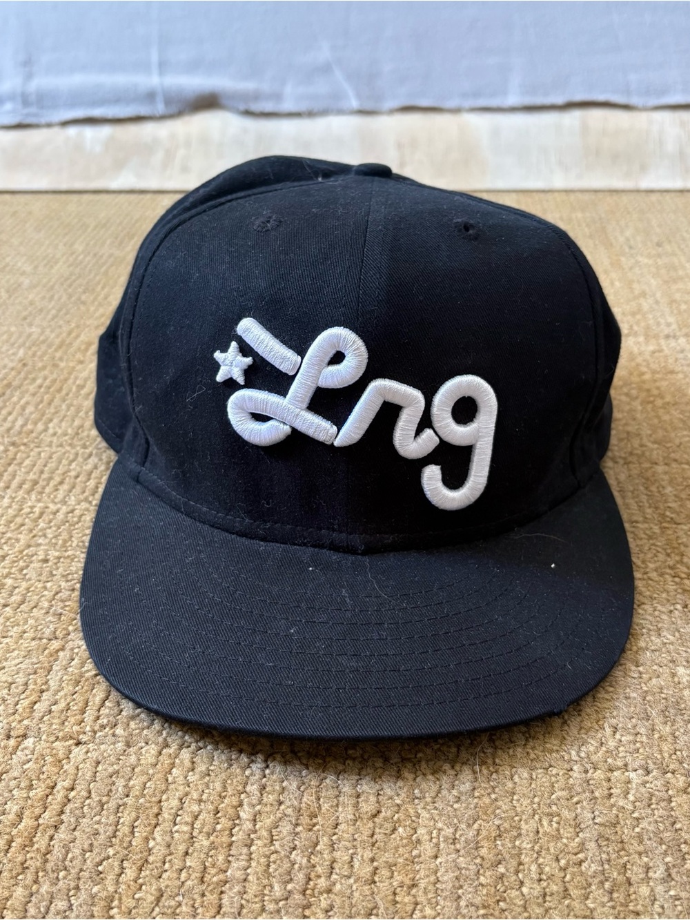 LRG Lifted Research Group New Era 59FIFTY Fitted Hat Black Size 7 3/8